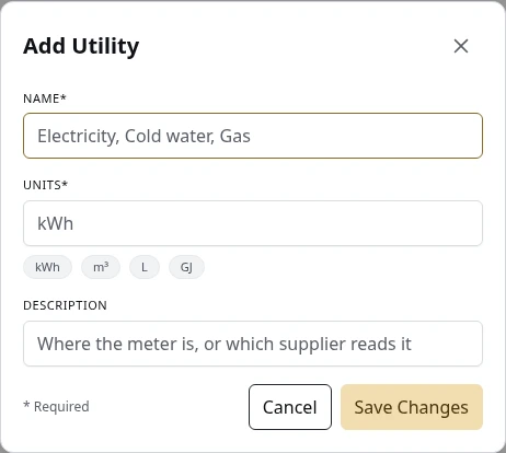 Adding a meter.