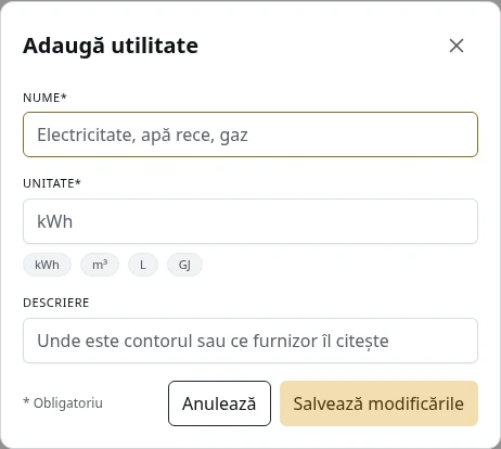 Adăugarea unui contor.